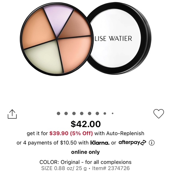 Lise Watier Portfolio Professional Correctors - Picture 4 of 6